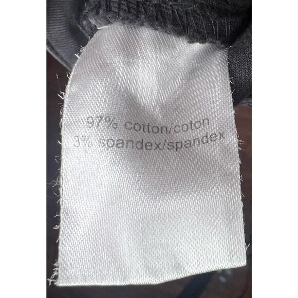 Pam & Gela Step Hem Double White Stripe Phantom Jeans Size 24 - Picture 8 of 9